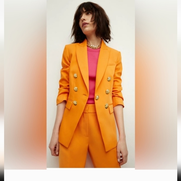 Veronica Beard Tomi Dickey Double Breasted Jacket Sz 4 No Tag Sample - Picture 2 of 5